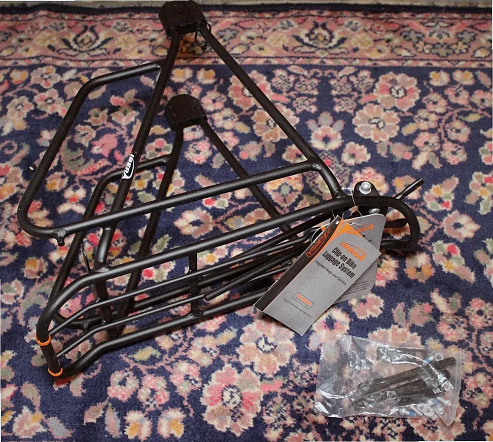 Ibera Bike UB-RA4 Rack - Bicycle Touring Carrier Plus+ for Non-Disc Brake Mount