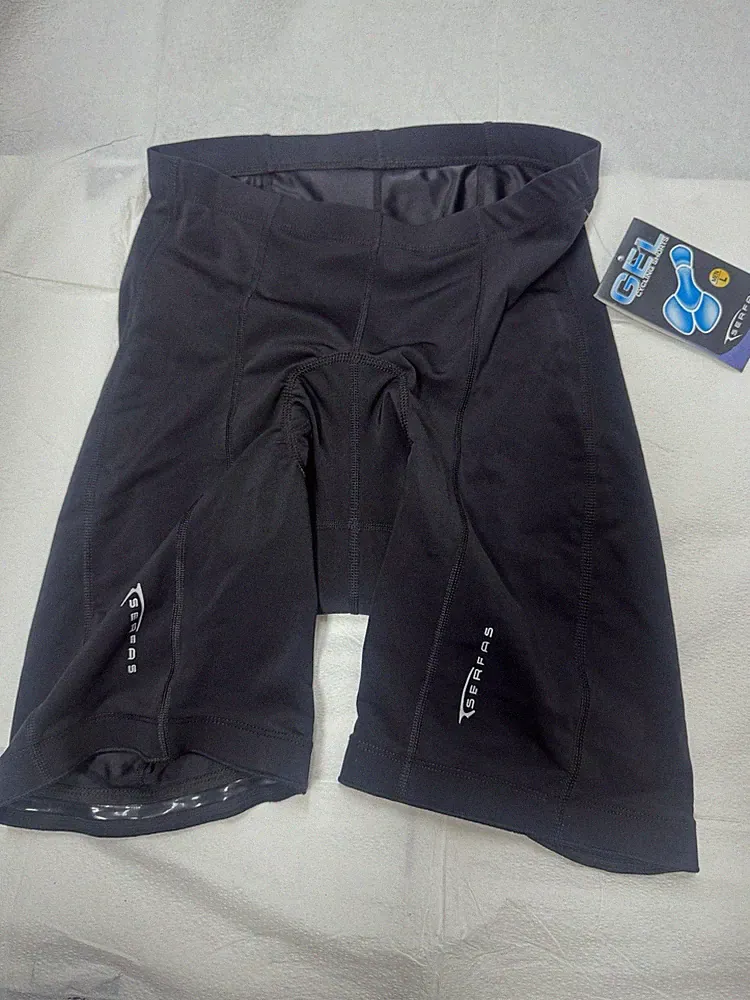 Serfas Gel Touring Mountain Bike Gel Padded Men L Cycling Shorts
